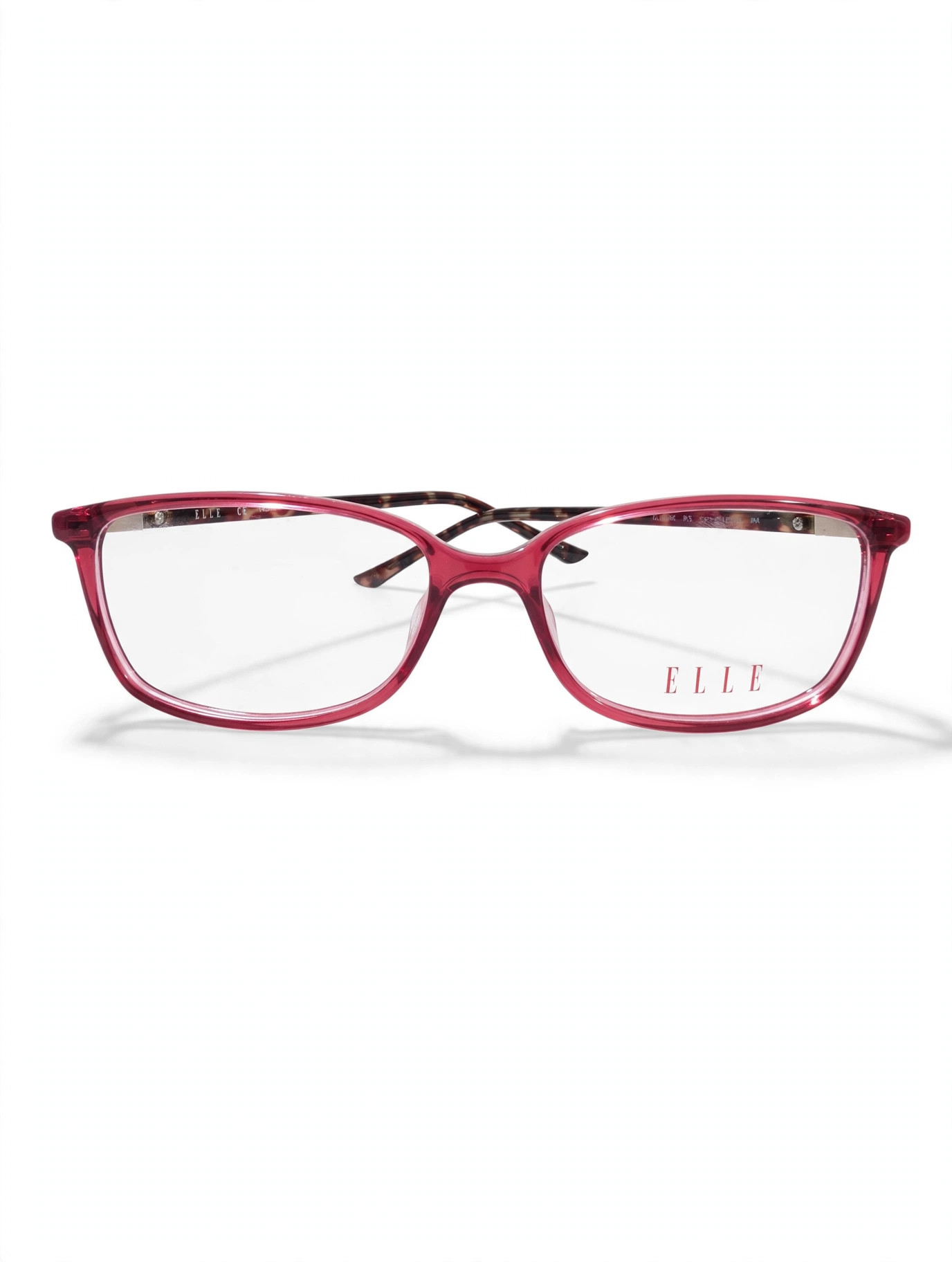 Elle red rectangular frame