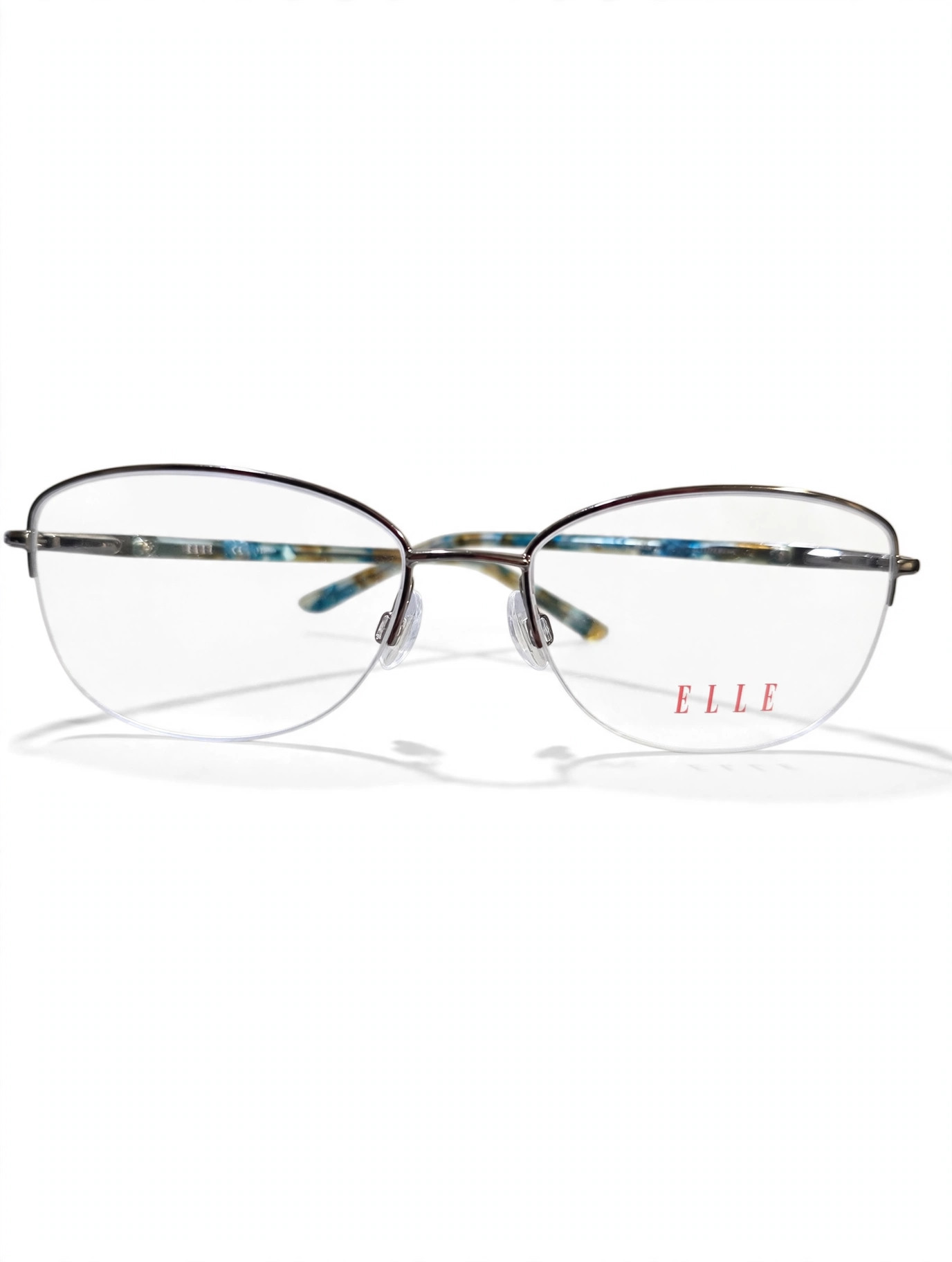 Elle silver halfrim frame