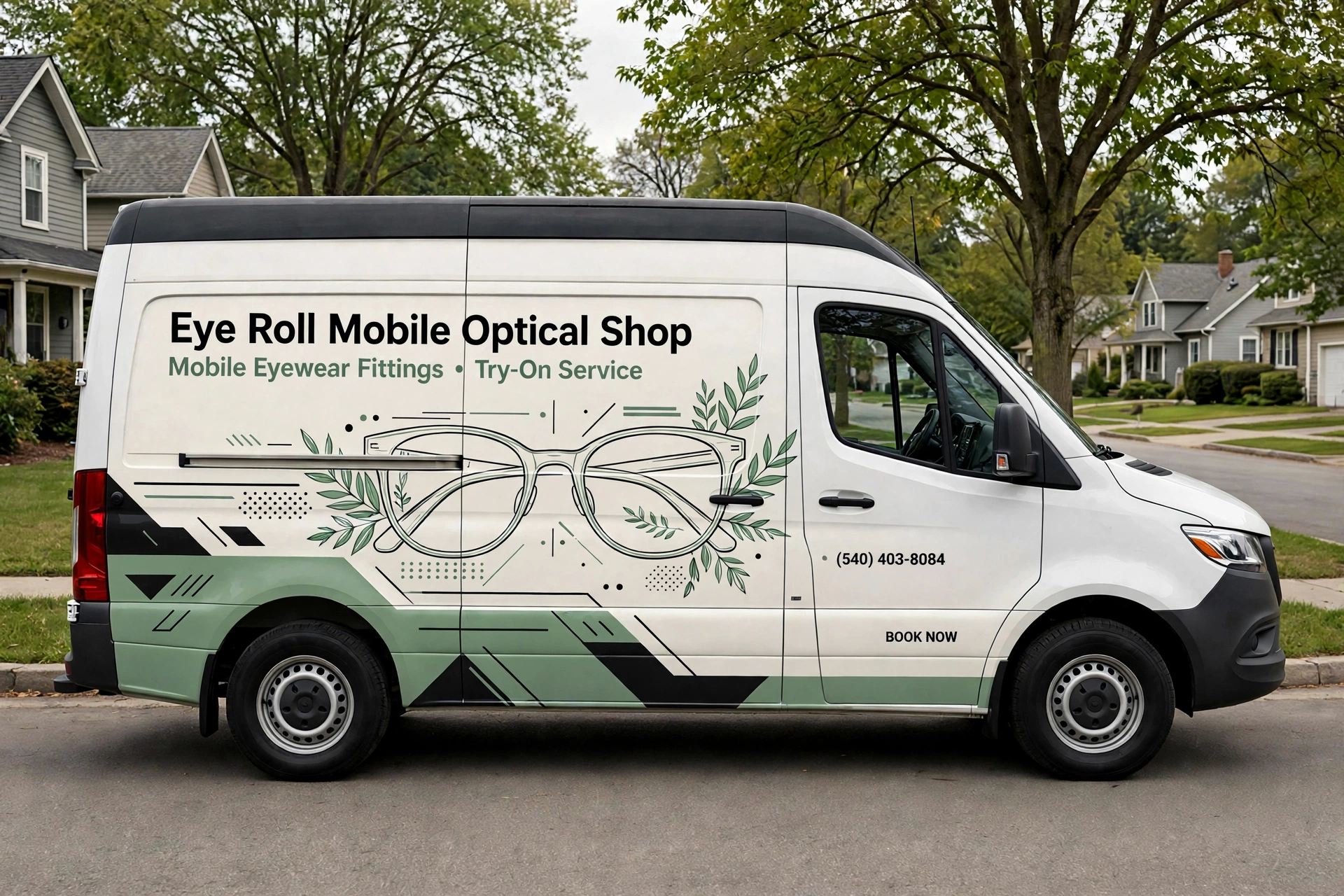 Eye Roll Mobile Optical Shop van